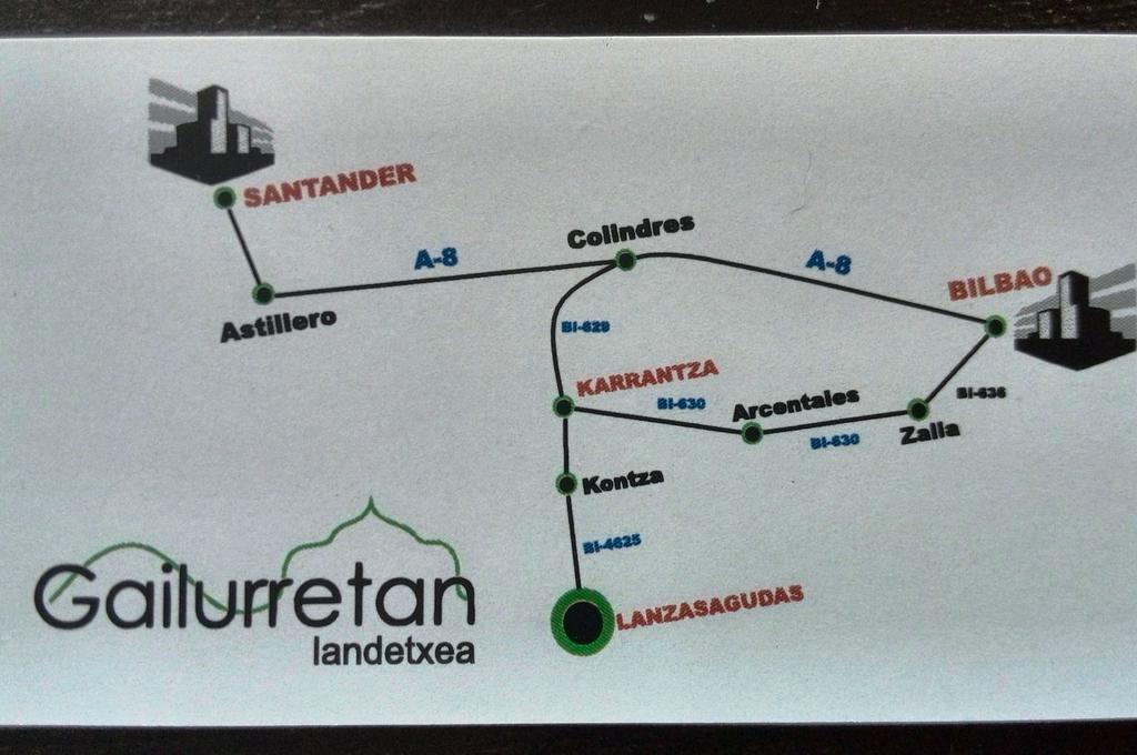 Gailurretan Hotel Karrantza Kültér fotó